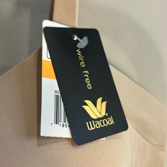 WACOAL Sz 36DD Bra Underwire Free Padded Full Coverage High Sides Adjustable NEW - Picture 2 of 12